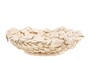Casa Padrino Luxus Schale Cremewei�  32 x H. 10 cm - Runde Deko Schale aus hochwertiger Keramik - Luxus Deko Accessoires