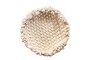 Casa Padrino Luxus Schale Cremewei�  32 x H. 10 cm - Runde Deko Schale aus hochwertiger Keramik - Luxus Deko Accessoires