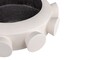 Casa Padrino Luxus Schale Cremewei�  40 x H. 19 cm - Gro�e runde Deko Schale aus Steingut in gebrochenem Wei� - Luxus Deko Accessoires