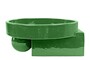 Casa Padrino Luxus Schale Gr�n 31,5 x 33,5 x H. 13,5 cm - Steingut Deko Schale im Basil Green Finish - Luxus Deko Accessoires