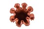 Casa Padrino Luxus Schale Naturfarben 40 x 40 x H. 30 cm - Gro�e organisch geformte Schale Reef aus Terrakotta - Luxus Deko Accessoires