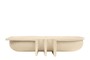 Casa Padrino Luxus Schale Naturfarben 51 x 19,5 x H. 11 cm - L�ngliche Steingut Deko Schale im Natural Finish - Luxus Deko Accessoires