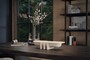 Casa Padrino Luxus Schale Naturfarben 51 x 19,5 x H. 11 cm - L�ngliche Steingut Deko Schale im Natural Finish - Luxus Deko Accessoires
