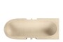Casa Padrino Luxus Schale Naturfarben 51 x 19,5 x H. 11 cm - L�ngliche Steingut Deko Schale im Natural Finish - Luxus Deko Accessoires