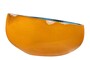 Casa Padrino Luxus Schale Orange / Blau 51 x 28 x H. 30 cm - Hohe organisch geformte Schale Drop aus Steingut - Luxus Deko Accessoires