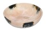 Casa Padrino Luxus Schale Schwarz / Cremewei�  30 x H. 8 cm - Flache runde Deko Schale aus Kunstharz in transparenter Optik - Luxus Deko Accessoires