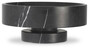 Casa Padrino Luxus Schale Schwarz  33 x H. 13 cm - Runde Deko Sch�ssel aus hochwertigem Marmor - Luxus Deko Accessoires