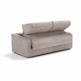 Casa Padrino Luxus Schlafsofa Grau 207 cm - Ausklappbares Wohnzimmer Sofa
