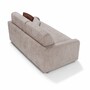 Casa Padrino Luxus Schlafsofa Grau 207 cm - Ausklappbares Wohnzimmer Sofa