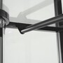 Casa Padrino Luxus Art Deco Mahagoni Kleiderschrank Schwarz 147 x H. 238 cm