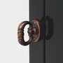 Casa Padrino Luxus Art Deco Mahagoni Kleiderschrank Schwarz 147 x H. 238 cm