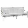 Casa Padrino Luxus Schmiedeeisen Sofa Schwarz / Grau 210 cm - Hotel & Garten Sofa