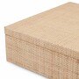 Casa Padrino Luxus Aufbewahrungsbox Naturfarben 40 cm - Luxus Accessoires