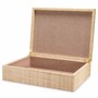 Casa Padrino Luxus Aufbewahrungsbox Naturfarben 40 cm - Luxus Accessoires