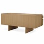 Casa Padrino Luxus Schreibtisch mit 4 Schubladen Naturfarben 180,5 cm - B�ro M�bel