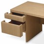 Casa Padrino Luxus Schreibtisch mit 4 Schubladen Naturfarben 180,5 cm - B�ro M�bel