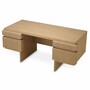 Casa Padrino Luxus Schreibtisch mit 4 Schubladen Naturfarben 180,5 cm - B�ro M�bel