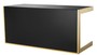 Casa Padrino Luxus Schreibtisch Schwarz / Gold 160,5 x 65 x H. 75,5 cm - Luxus M�bel - B�rom�bel