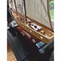 Casa Padrino Luxus Deko Segelschiff Bluenose II Naturfarben / Braun 67,5 x 12 x H. 62 cm