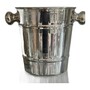 Casa Padrino Luxus Sektk�hler Silber mit 2 Knaufgriffen - Klassischer Weink�hler 