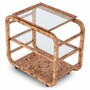 Casa Padrino Luxus Servierwagen Hellbraun 80 x 48 x H. 75 cm - Gastronomie Accessoires - Hotel Accessoires - Luxus Accessoires