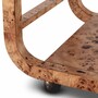 Casa Padrino Luxus Servierwagen Hellbraun 80 x 48 x H. 75 cm - Gastronomie Accessoires - Hotel Accessoires - Luxus Accessoires