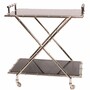 Casa Padrino Luxus Servierwagen Silber 82 x H. 88 cm - Restaurant & Hotel Accessoires