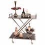 Casa Padrino Luxus Servierwagen Silber 82 x H. 88 cm - Restaurant & Hotel Accessoires