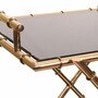 Casa Padrino Luxus Servierwagen Gold 82 x H. 88 cm - Restaurant & Hotel Accessoires