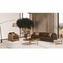 Casa Padrino Luxus Sessel Braun / Dunkelbraun / Schwarz - Wohnzimmer & Hotel M�bel