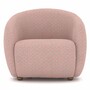 Casa Padrino Luxus Sessel Rosa / Grau / Braun - Wohnzimmer & Hotel M�bel