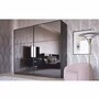 Casa Padrino Luxus Sessel Rosa / Grau / Braun - Wohnzimmer & Hotel M�bel