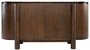 Casa Padrino Luxus Sideboard Dunkelbraun 160 x 49,5 x H. 82 cm - Massivholz Schrank mit 4 T�ren - Massivholz M�bel - Luxus M�bel