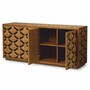 Casa Padrino Luxus Sideboard mit 4 T�ren Braun 180 cm - Luxus Hotel M�bel