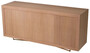 Casa Padrino Luxus Sideboard Naturfarben / Messing 180 x 50 x H. 80,5 cm - Eichenfurnier Schrank mit 4 T�ren - Luxus M�bel - Hotel M�bel - Luxus Einrichtung