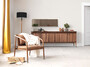 Casa Padrino Luxus Sideboard Braun / Dunkelbraun 230 x 60 x H. 82 cm - Massivholz Schrank mit 6 Schubladen und 4 T�ren - Esszimmer M�bel - Luxus M�bel - Luxus Einrichtung