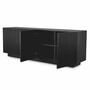 Casa Padrino Luxus Sideboard Schwarzgrau / Bronze 220 cm - Luxus M�bel