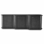 Casa Padrino Luxus Sideboard Schwarzgrau / Bronze 220 cm - Luxus Hotel M�bel