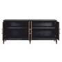 Casa Padrino Luxus Sideboard Schwarz / Grau / Messing 193 cm - Luxus M�bel