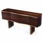 Casa Padrino Luxus Sideboard Braun / Messing 180,5 cm - Luxus Hotel M�bel