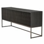 Casa Padrino Luxus Sideboard Schwarzgrau / Bronze 200 cm - Luxus M�bel