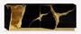 CPBlack Luxus Sideboard by Casa Padrino Schwarz / Gold