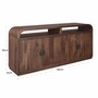 Casa Padrino Luxus Sideboard mit 4 T�ren Braun 180 cm - Wohnzimmer M�bel - Hotel M�bel - Luxus M�bel - Luxus Interior