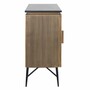 Casa Padrino Luxus Sideboard mit 4 T�ren und Marmorplatte Gold / Schwarz 160 cm - Luxus M�bel - Luxus Interior