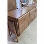 Casa Padrino Luxus Sideboard mit 4 T�ren Braun 220 cm - Luxus M�bel