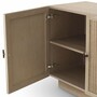 Casa Padrino Luxus Sideboard mit 4 T�ren Beige / Bronze 220 cm - Luxus M�bel