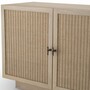 Casa Padrino Luxus Sideboard mit 4 T�ren Beige / Bronze 220 cm - Luxus M�bel