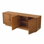 Casa Padrino Luxus Sideboard mit 4 T�ren Braun / Bronze 220 cm - Luxus M�bel