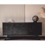 Casa Padrino Luxus Sideboard mit 4 T�ren Schwarz 205 cm - Luxus M�bel