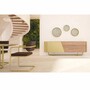 Casa Padrino Luxus Sideboard mit 4 T�ren Gelb / Braun / Messing 235 cm - Hotel M�bel